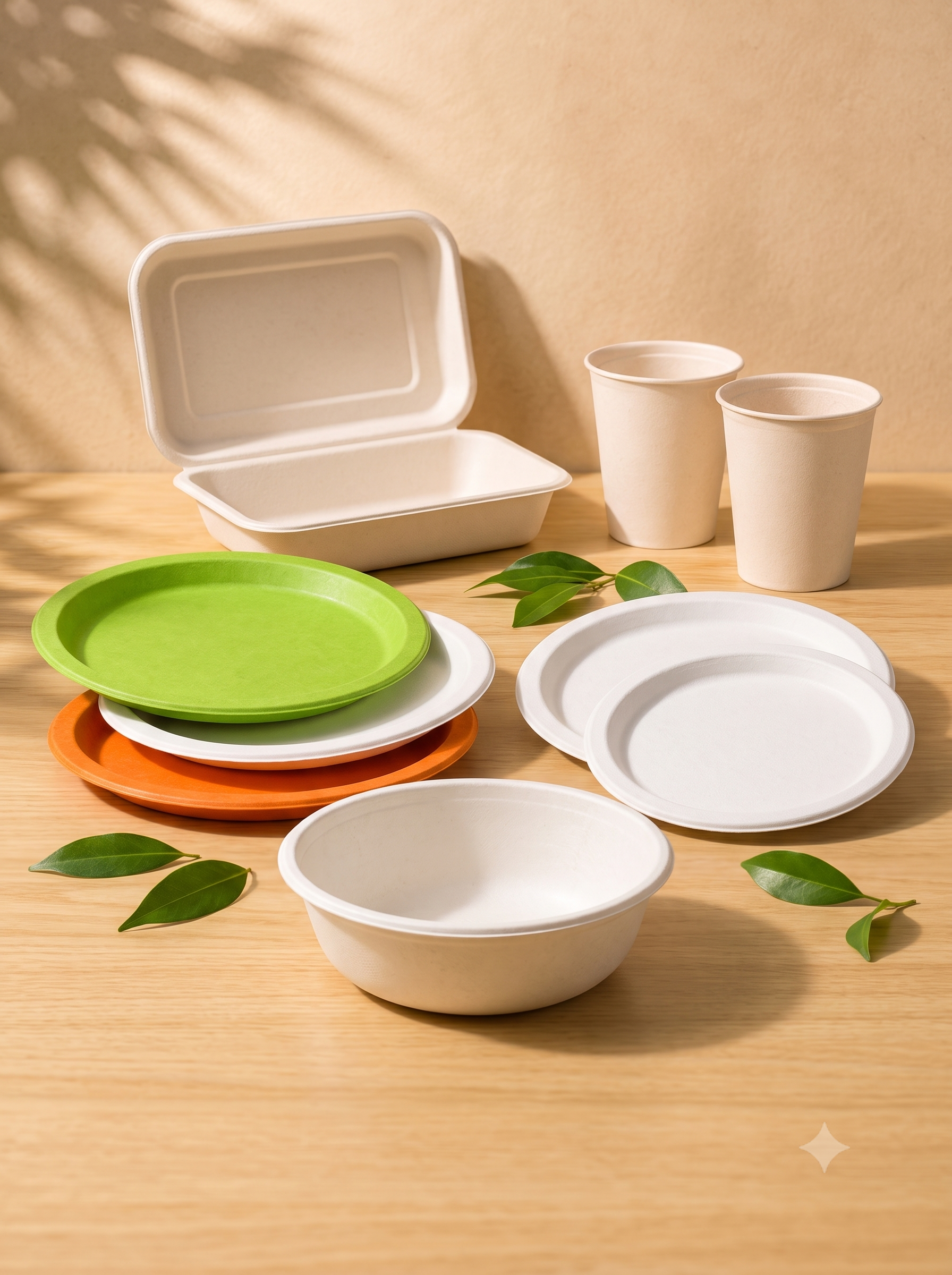 Biodegradable plates by Yucca Bio Green Products